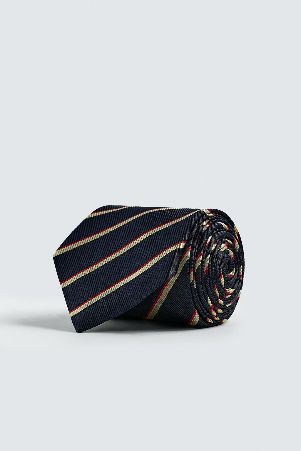 100% SILK STRIPED LIMITED EDITION TIE - Zara фото 7