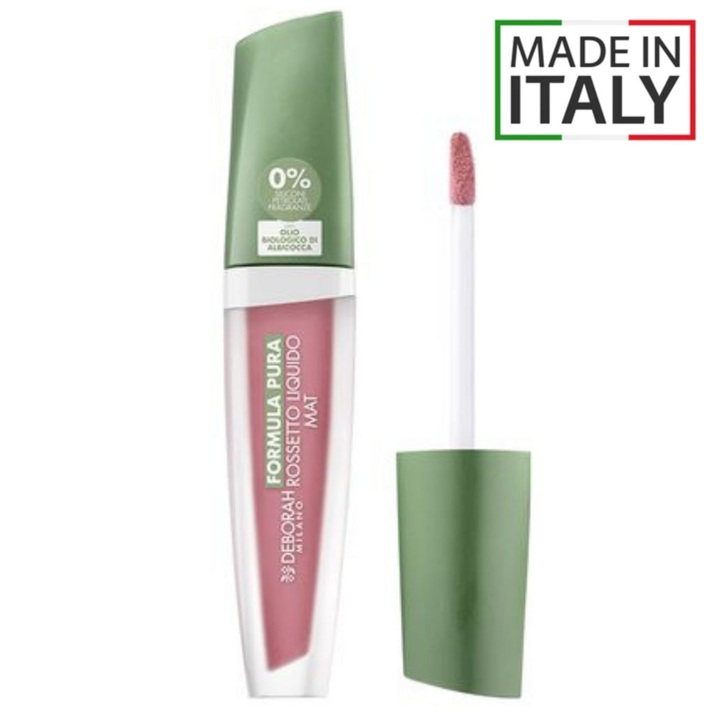 DEBORAH Помада матовая жидкая FORMULA PURA ROSSETTO LIQUIDO MAT тон 02 4.8г