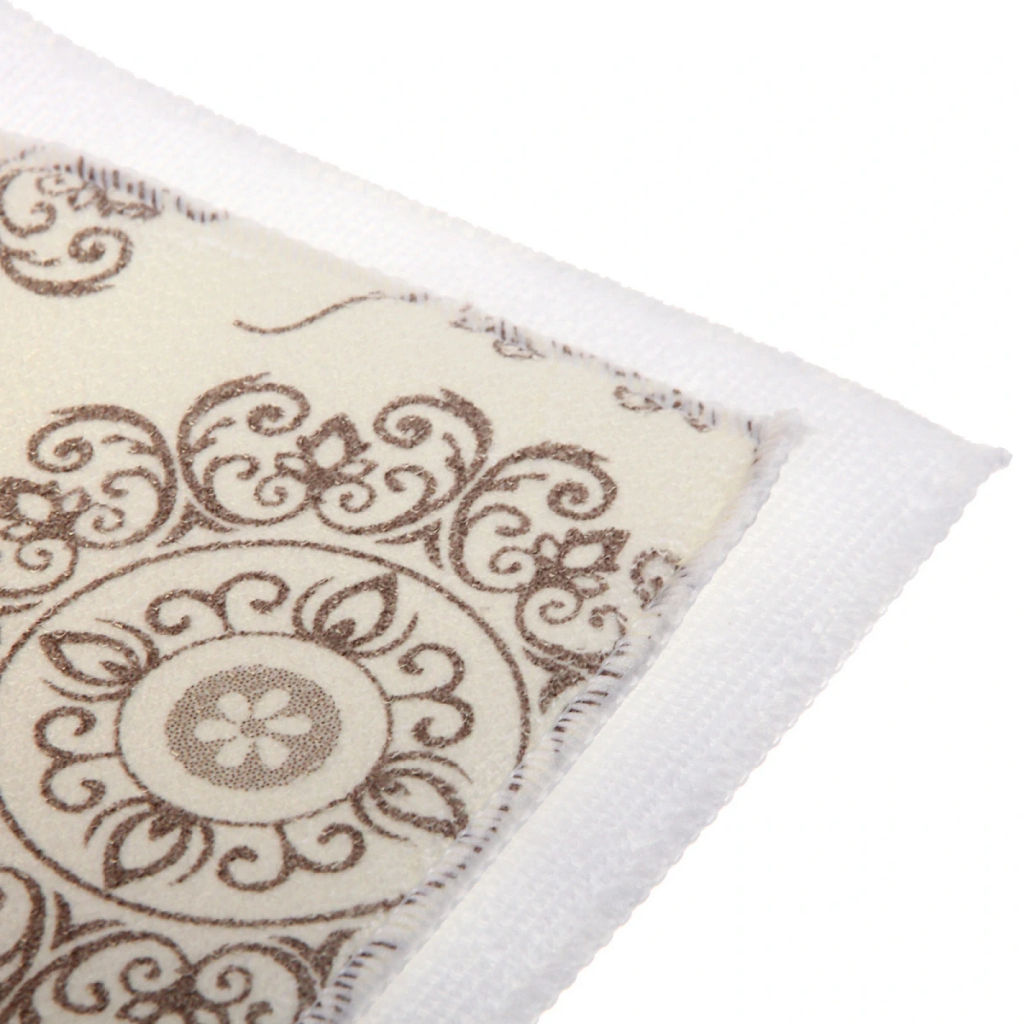 Цена за 2 шт. Коврик для сушки посуды 38*50см "Цветочный узор" бежевый