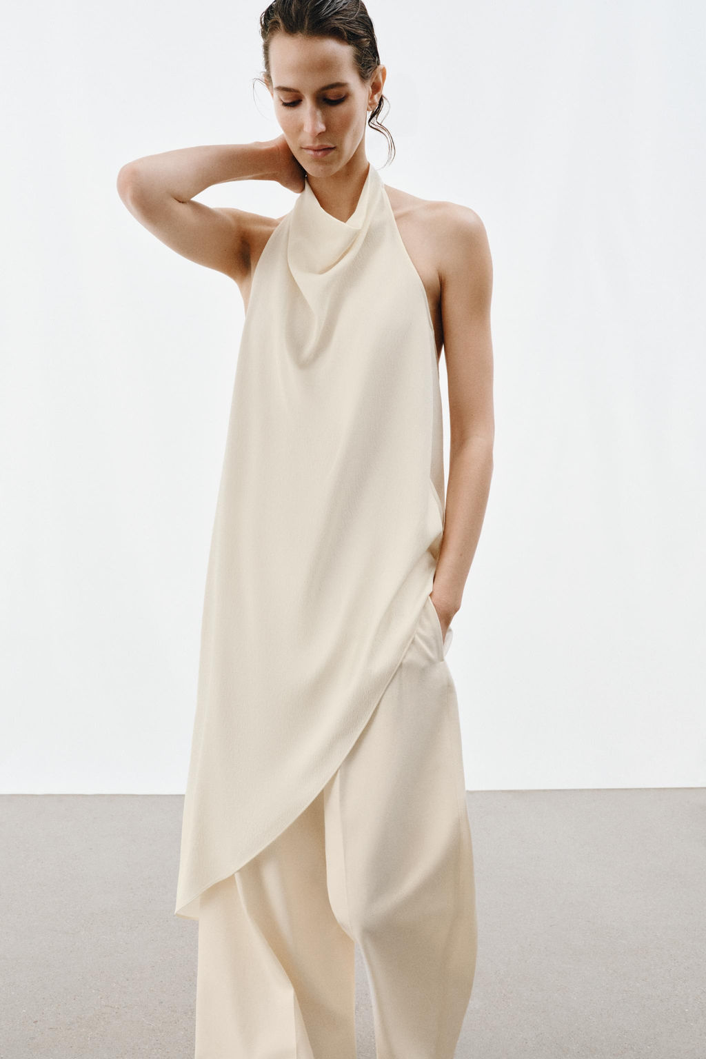 ZW COLLECTION ASYMMETRIC TOP - Zara фото 17