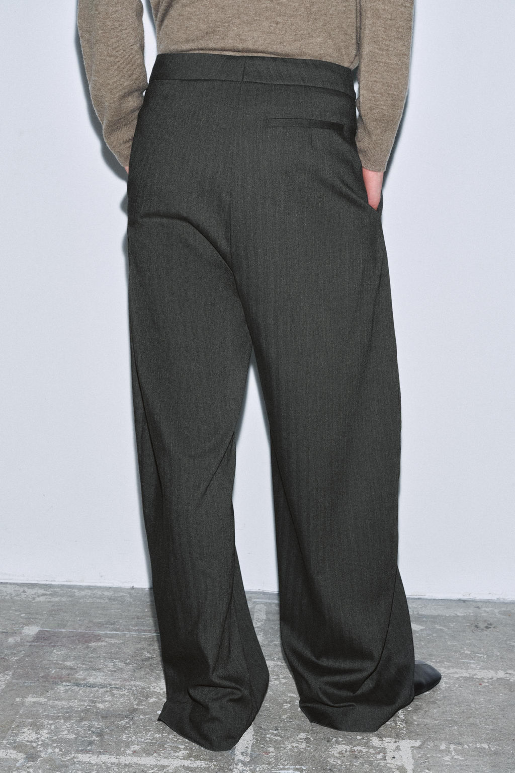 ZW COLLECTION TEXTURED BALLOON TROUSERS