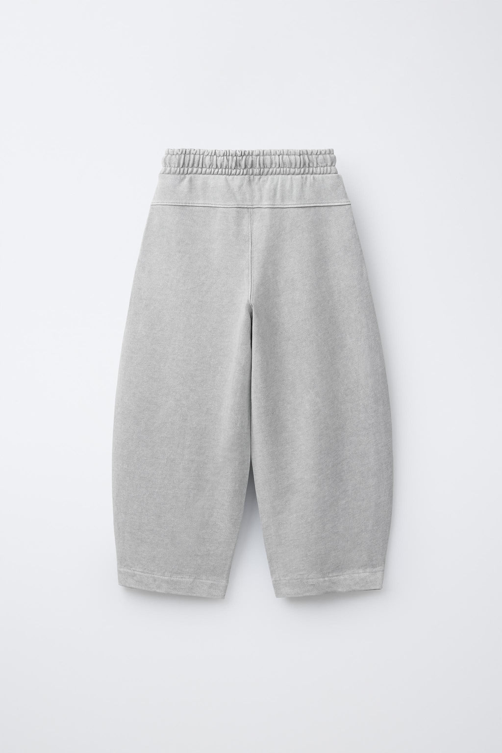 BARREL PLUSH TROUSERS WITH SLOGAN - Zara фото 2