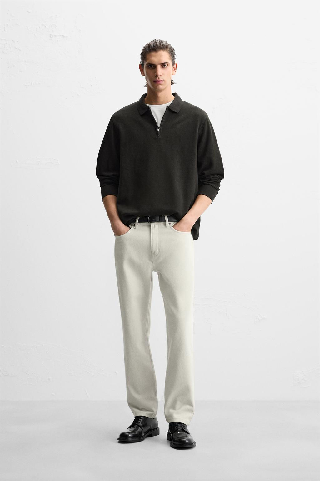 ZIP COLLAR POLO SHIRT - Zara фото 2