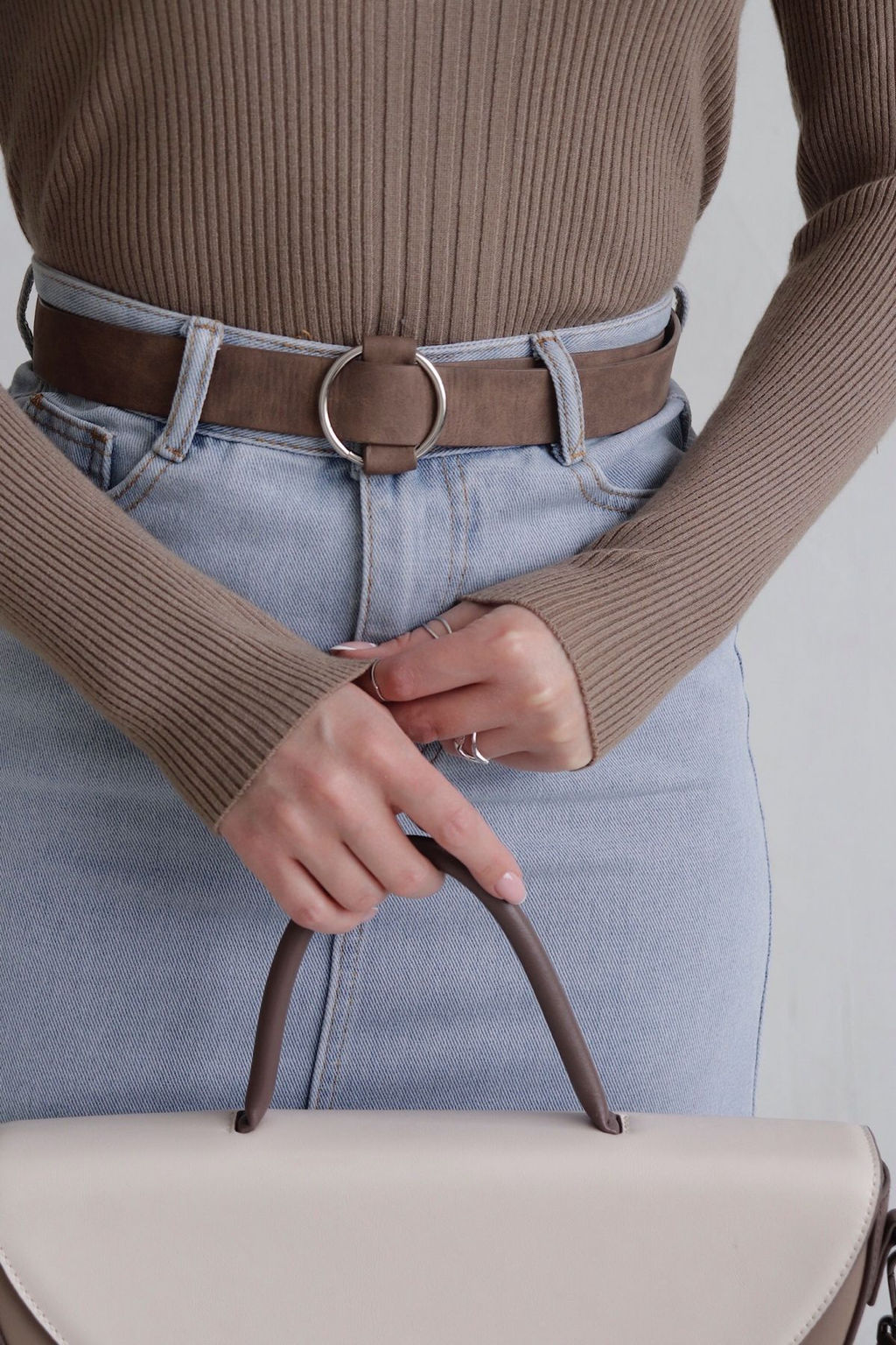 11606 Юбка из денима голубая - Martichelli фото 4