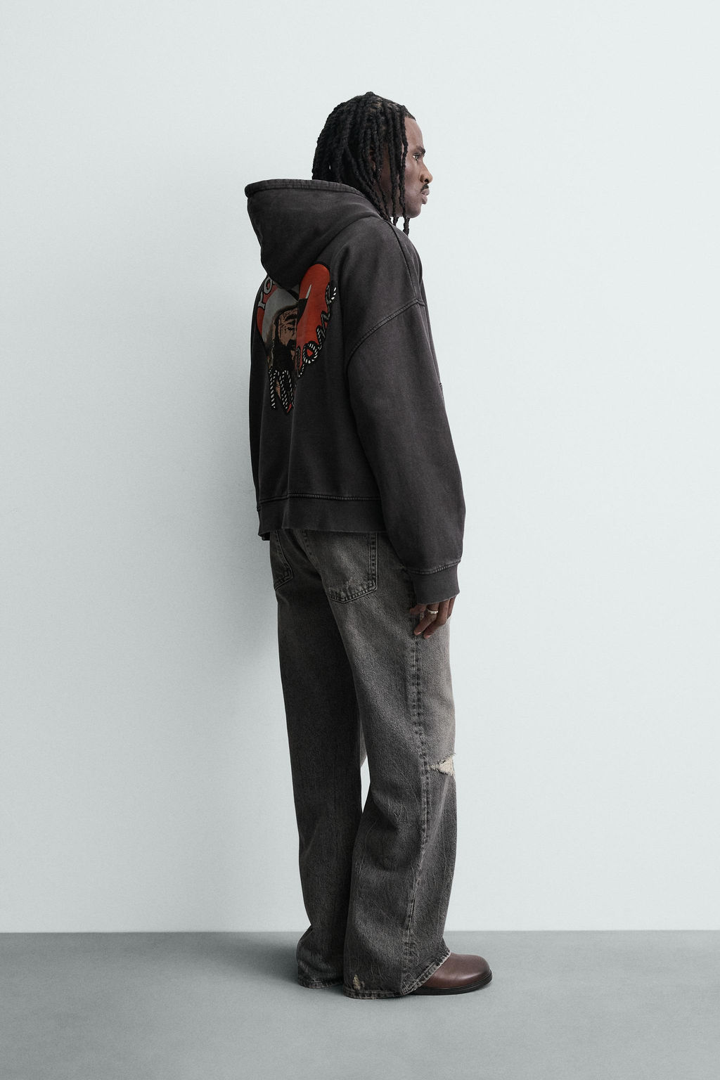 POST MALONE HOODIE - Zara фото 12