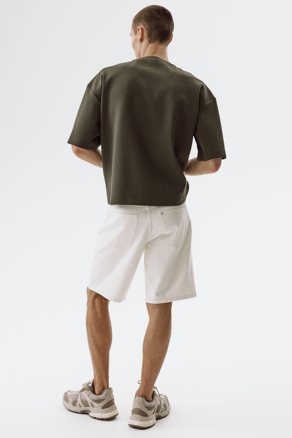 Camiseta efecto neopreno Oversized Fit - H&m фото 9