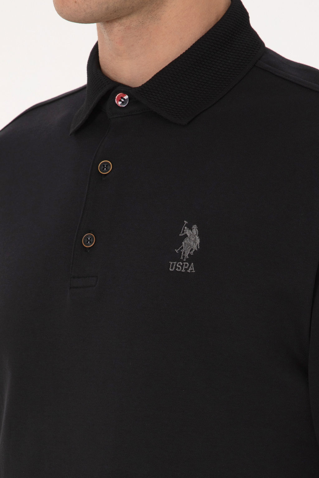 Erkek Siyah Basic Sweatshirt - U.s. polo assn фото 14