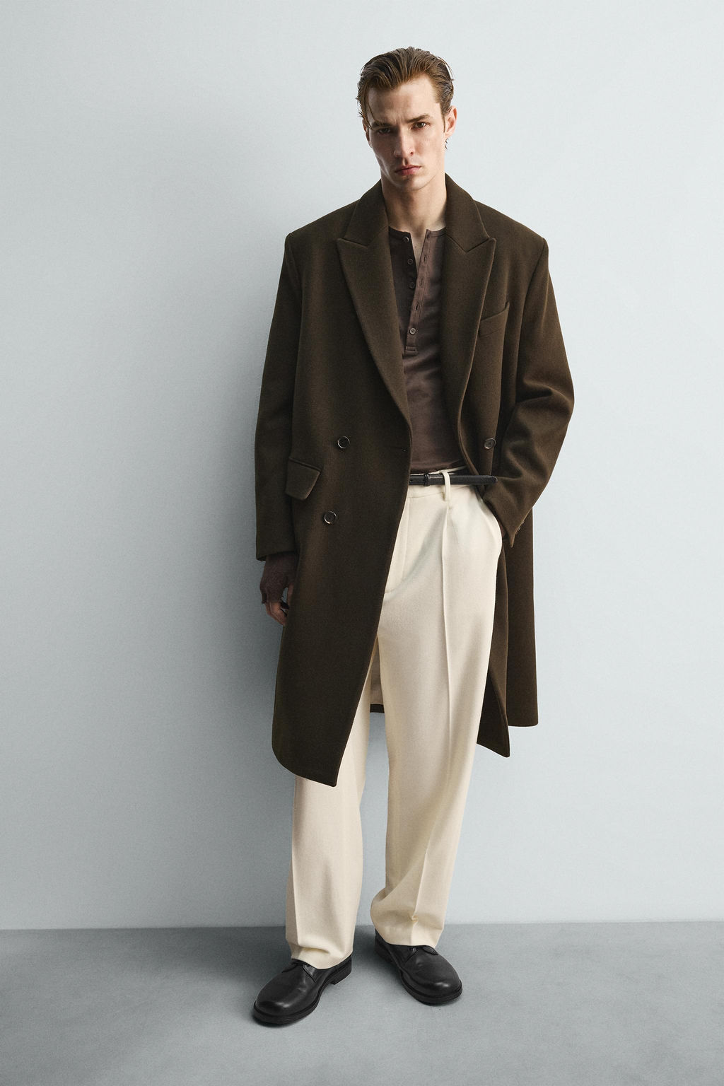 LIMITED EDITION LEATHER SMART SHOES - Zara фото 8