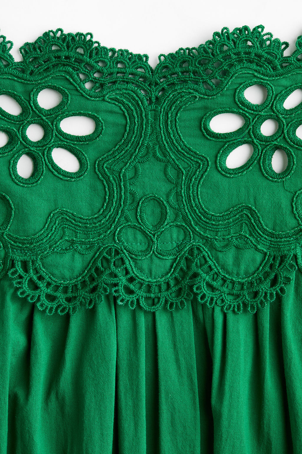 Falda de algod?n con detalle de encaje - H&m фото 7