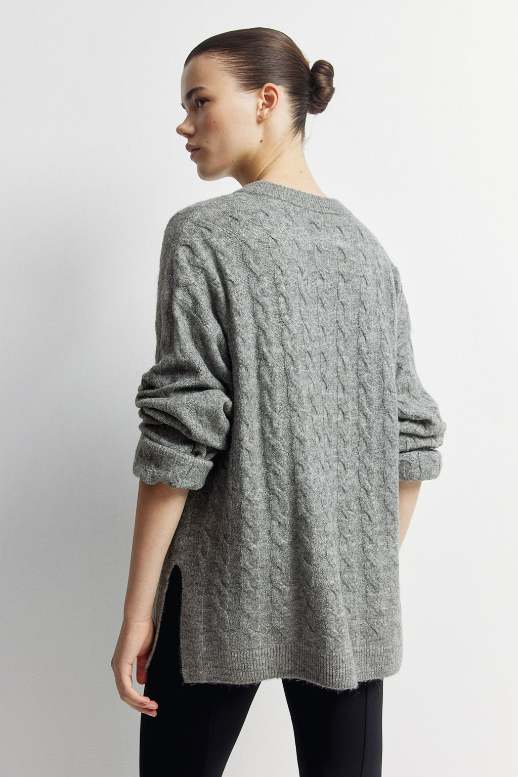 MAMA Jersey en punto trenzado - H&m фото 4
