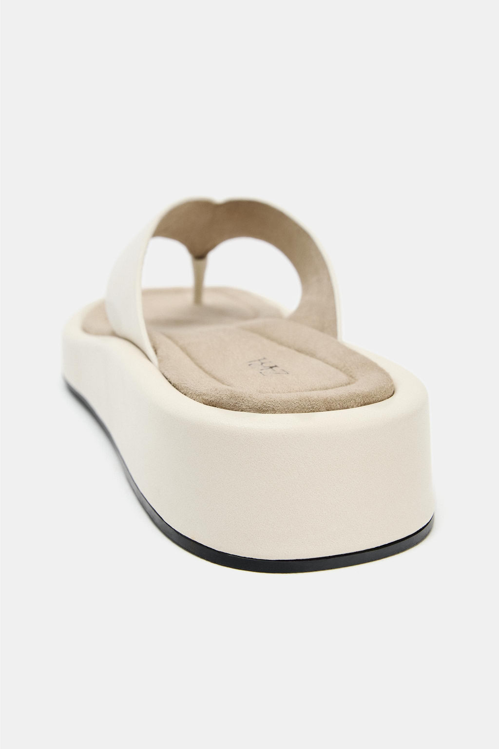 SANDALIA PLATAFORMA / blanco - Zara фото 7