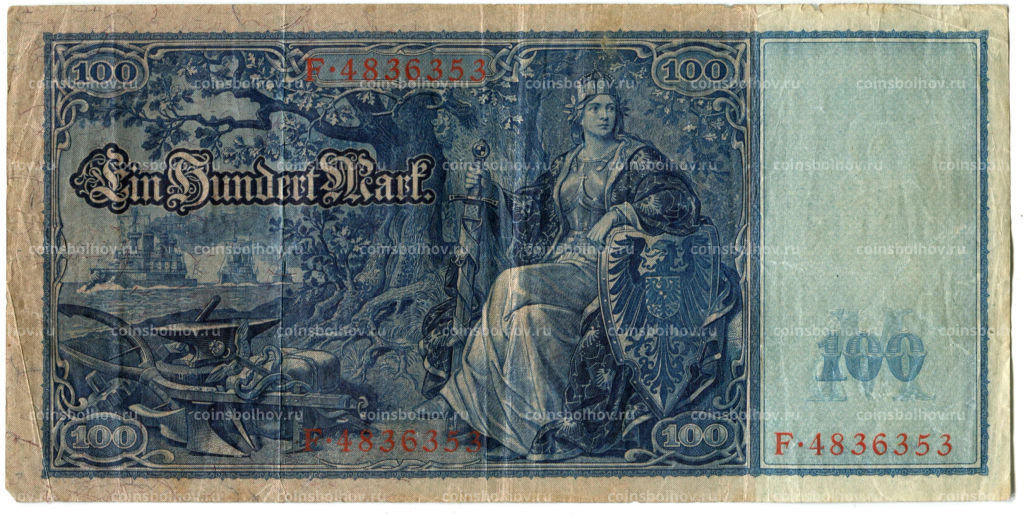 100 марок 1910 года Германия