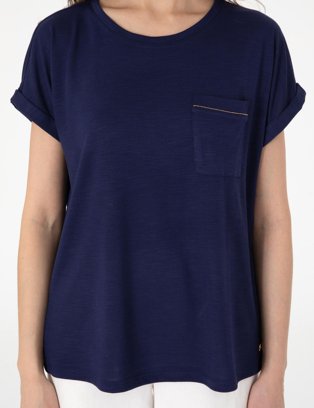 Lacivert Regular Fit Ti__rt
