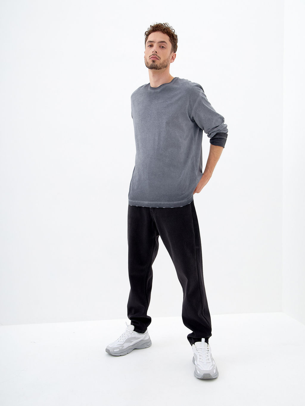 Утепленные Мужские джинсы TAPER-SLIM - Mossmore фото 4