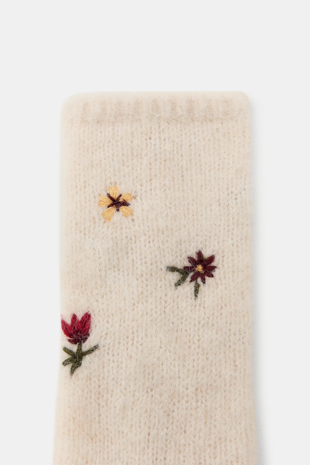 EMBROIDERED FLORAL SOCKS - Zara фото 2