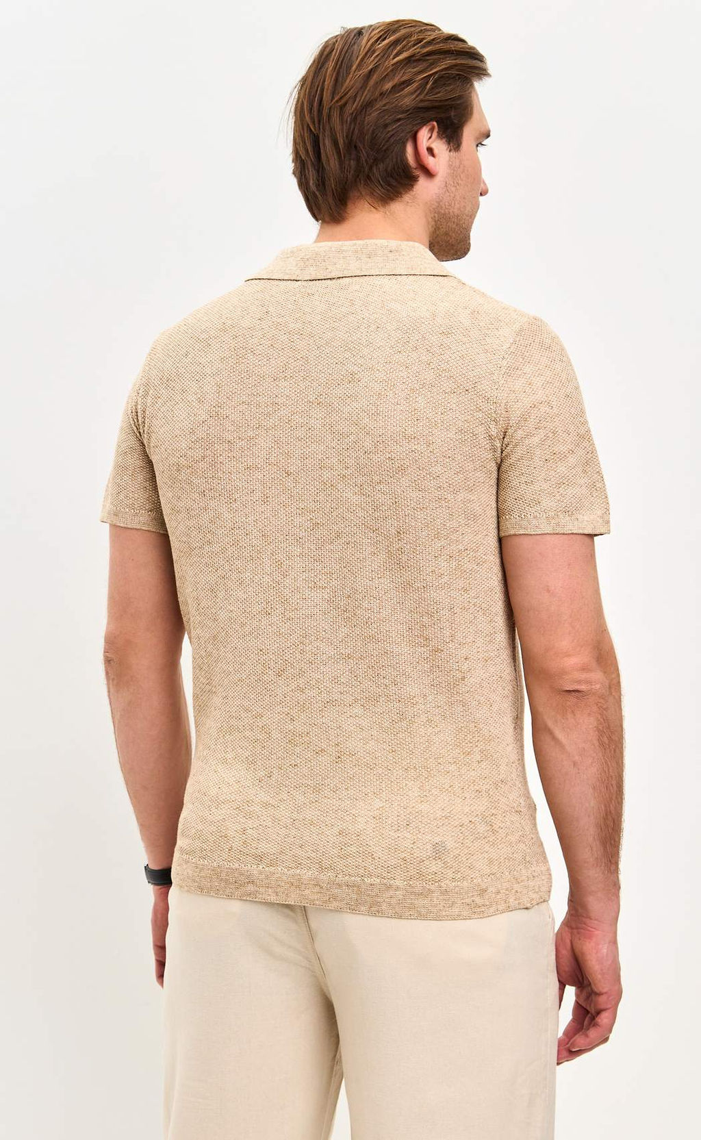 Футболка лен F111-07LN l.beige - Fine joyce фото 7