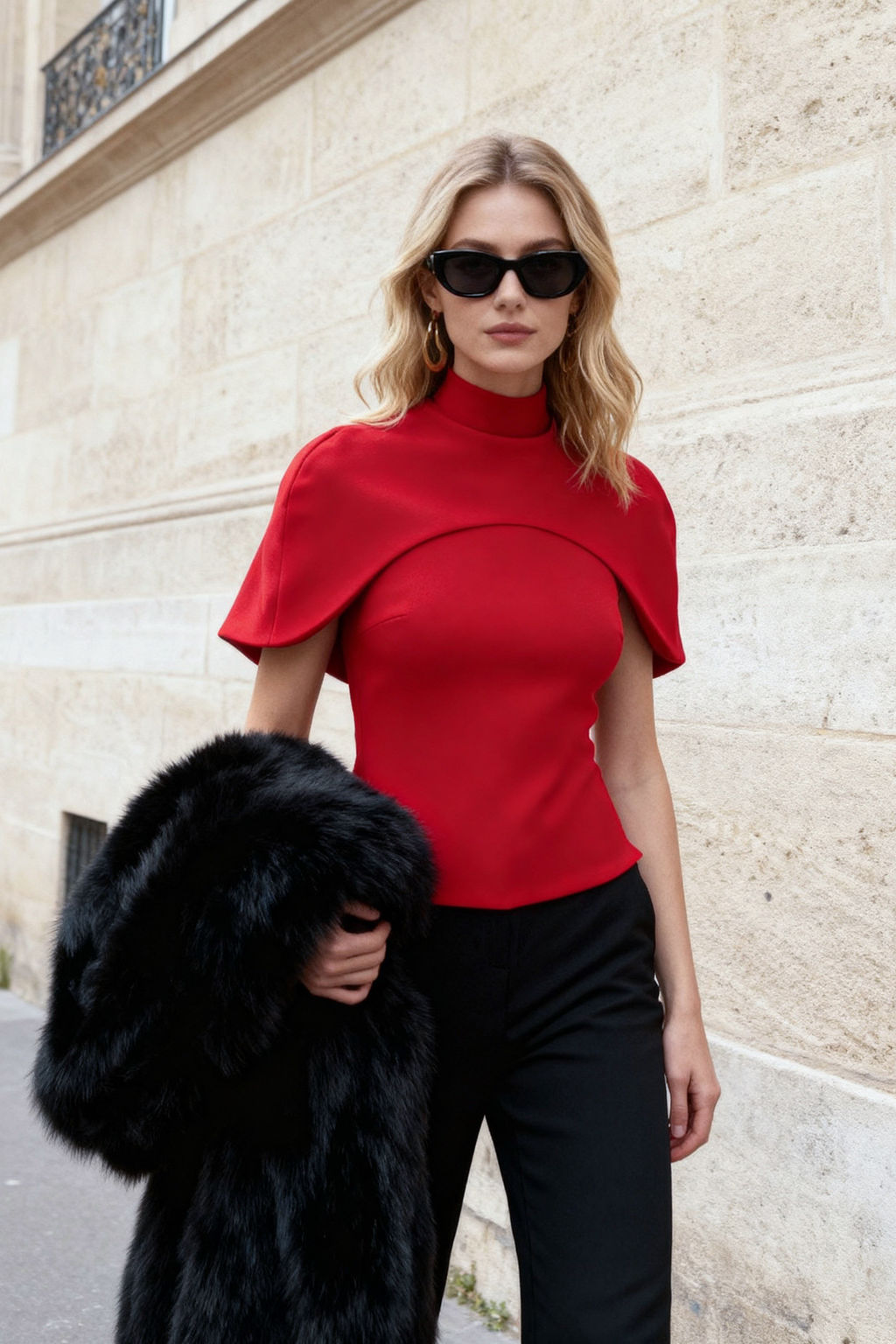 Trendyolmilla K?rm?z? Yaka Detayl? Dokuma Bluz TPRSS24BZ00053  фото 7