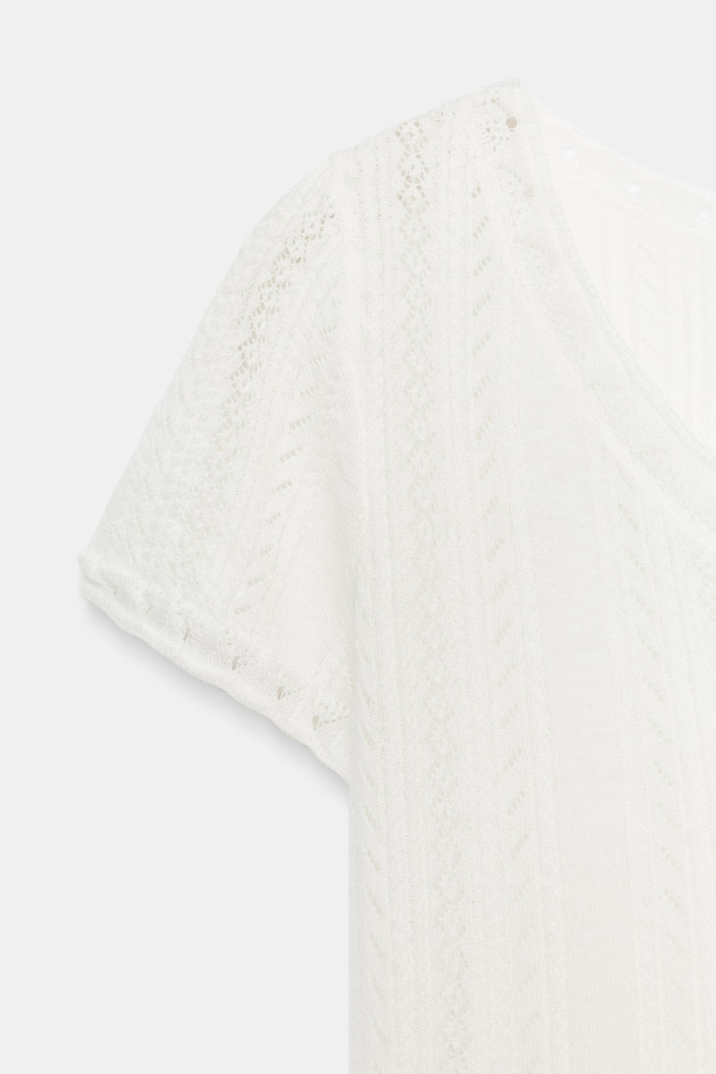TOP PUNTO POINTELLE / Blanco