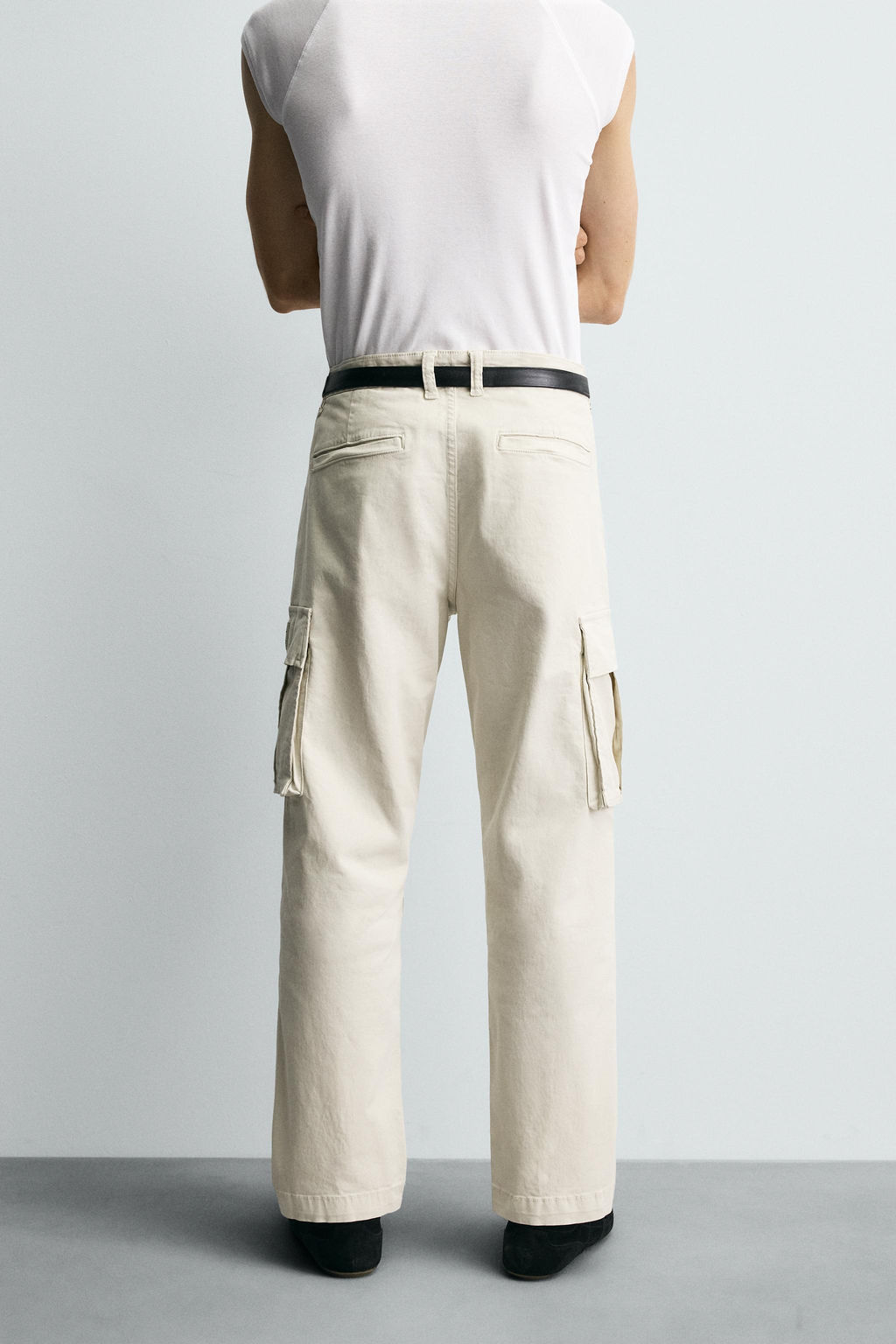 PANTAL?N CARGO RELAXED FIT / Piedra - Zara фото 3
