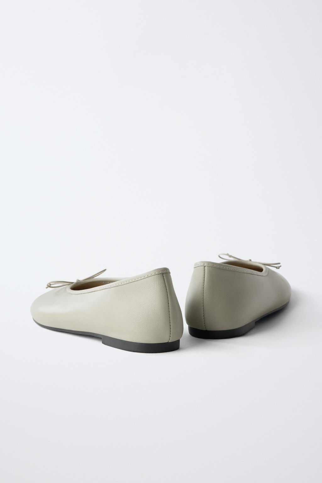 BAILARINA PIEL LAZO / Gris - Zara фото 5