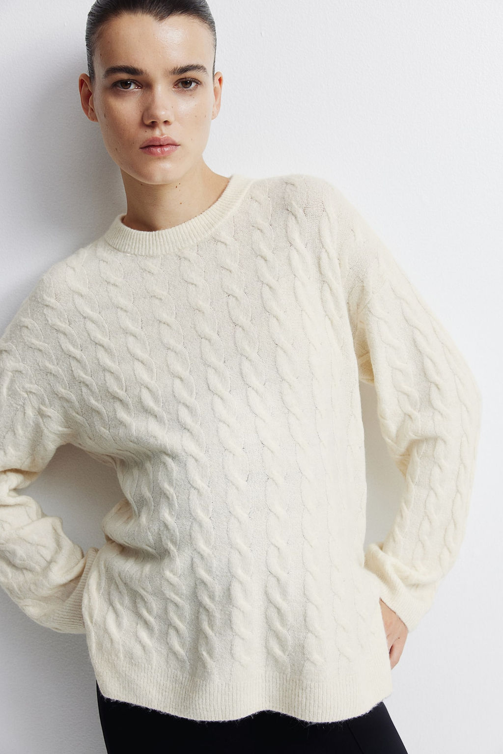 MAMA Jersey en punto trenzado - H&m фото 2