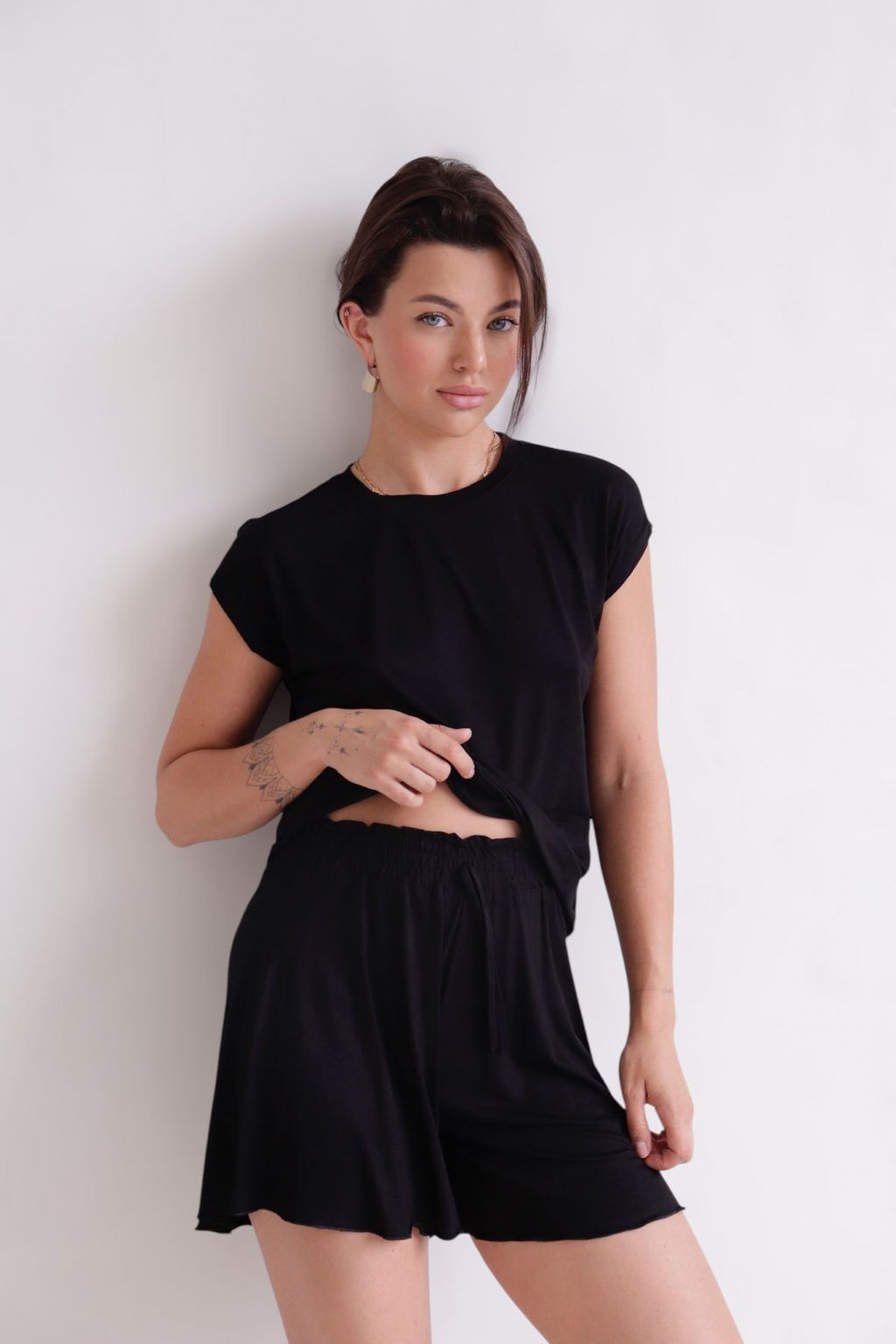 Martichelli Костюм с шортами черный фото 4