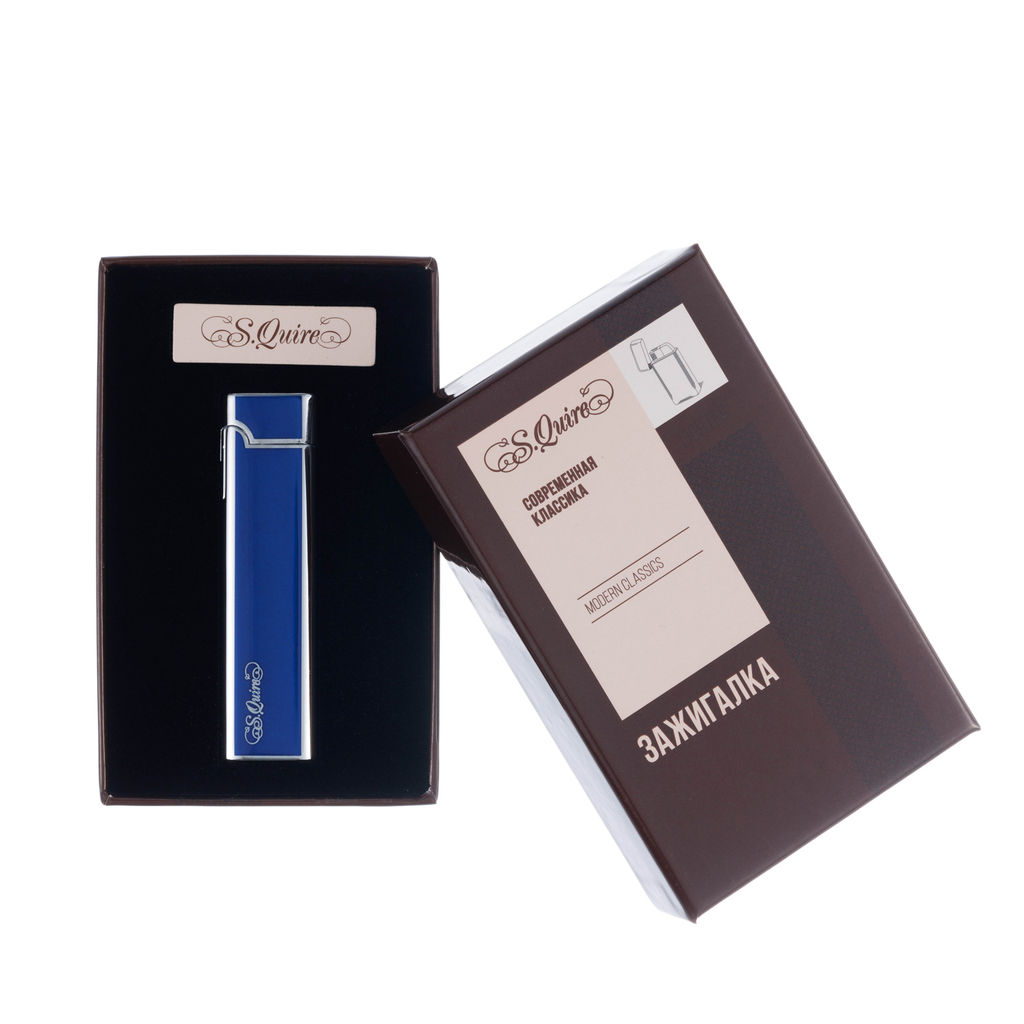 Зажигалка S.QUIRE FL086-Blue  фото 5