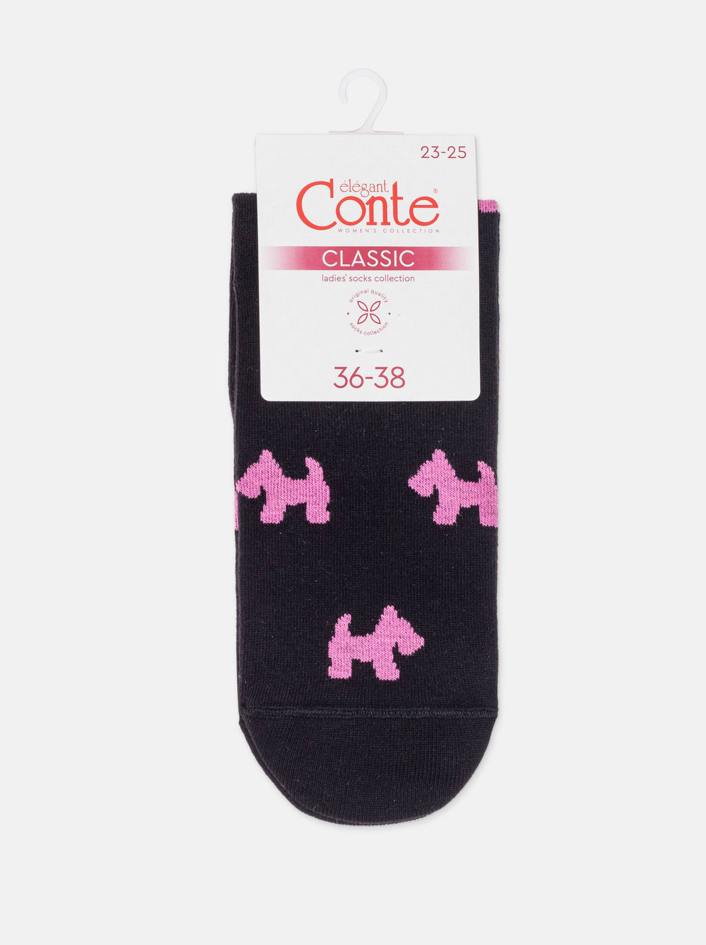Цена за 2 пары. Носки Классические CONTE CLASSIC Носки женские черный - Conte elegant фото 24
