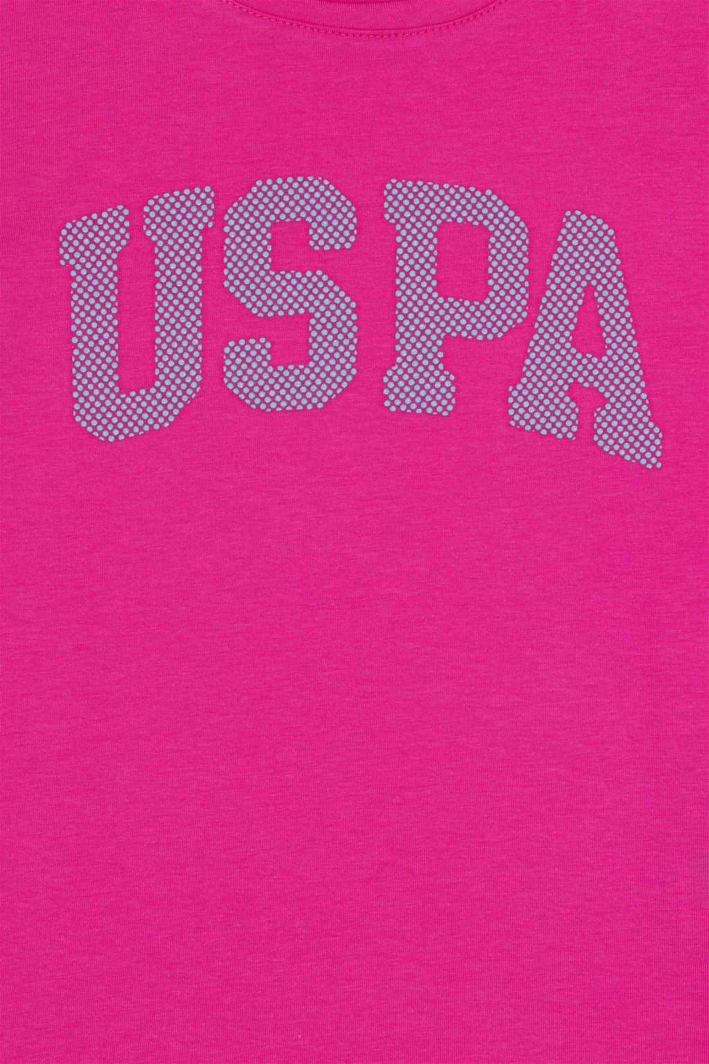 U. S. Polo Assn / Базовая футболка цвета фуксии для девочек - U.s. polo assn фото 6