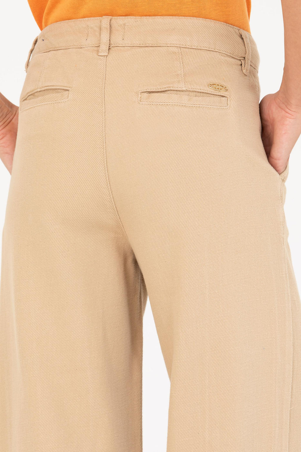 U. S. Polo Assn Женские кремовые джинсовые брюки - U.s. polo assn фото 7