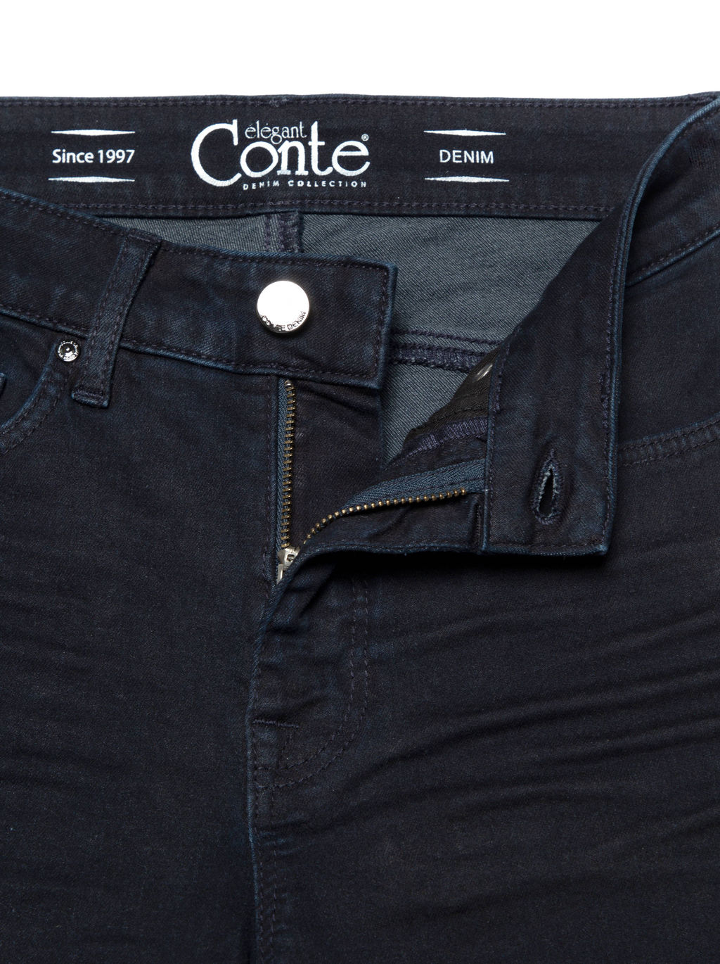 CONTE Моделирующие джинсы skinny с высокой посадкой CON-270 dark indigo