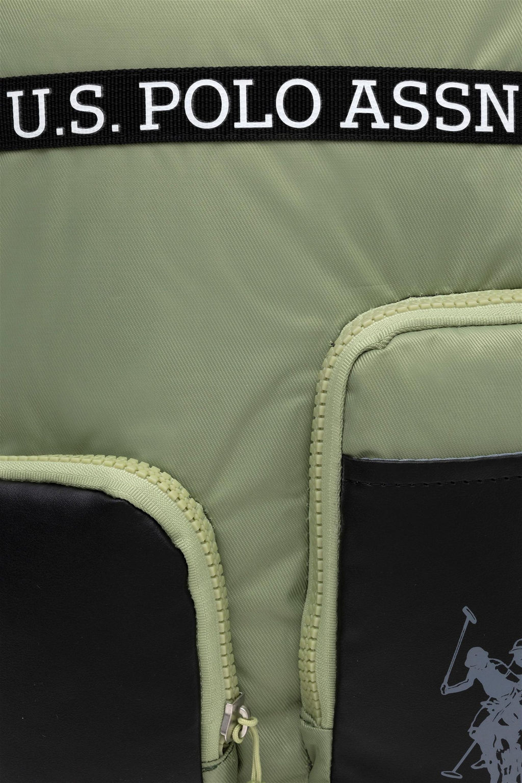 Зеленая школьная сумка для девочки - U.s. polo assn фото 6
