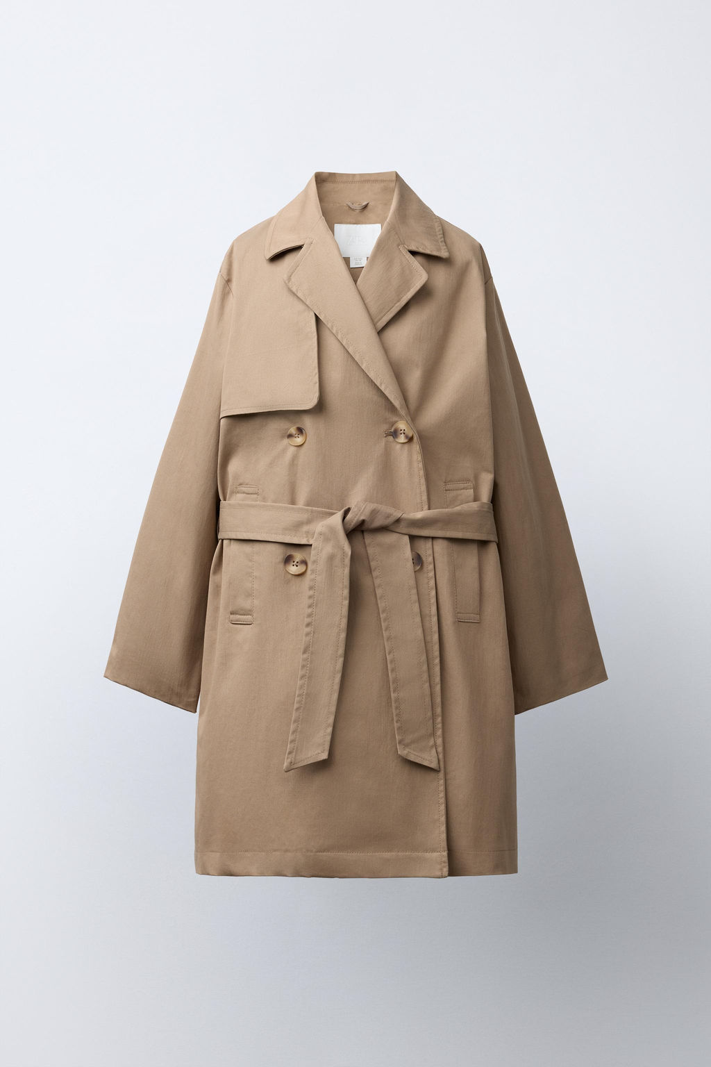 LONG TRENCH COAT WITH BELT