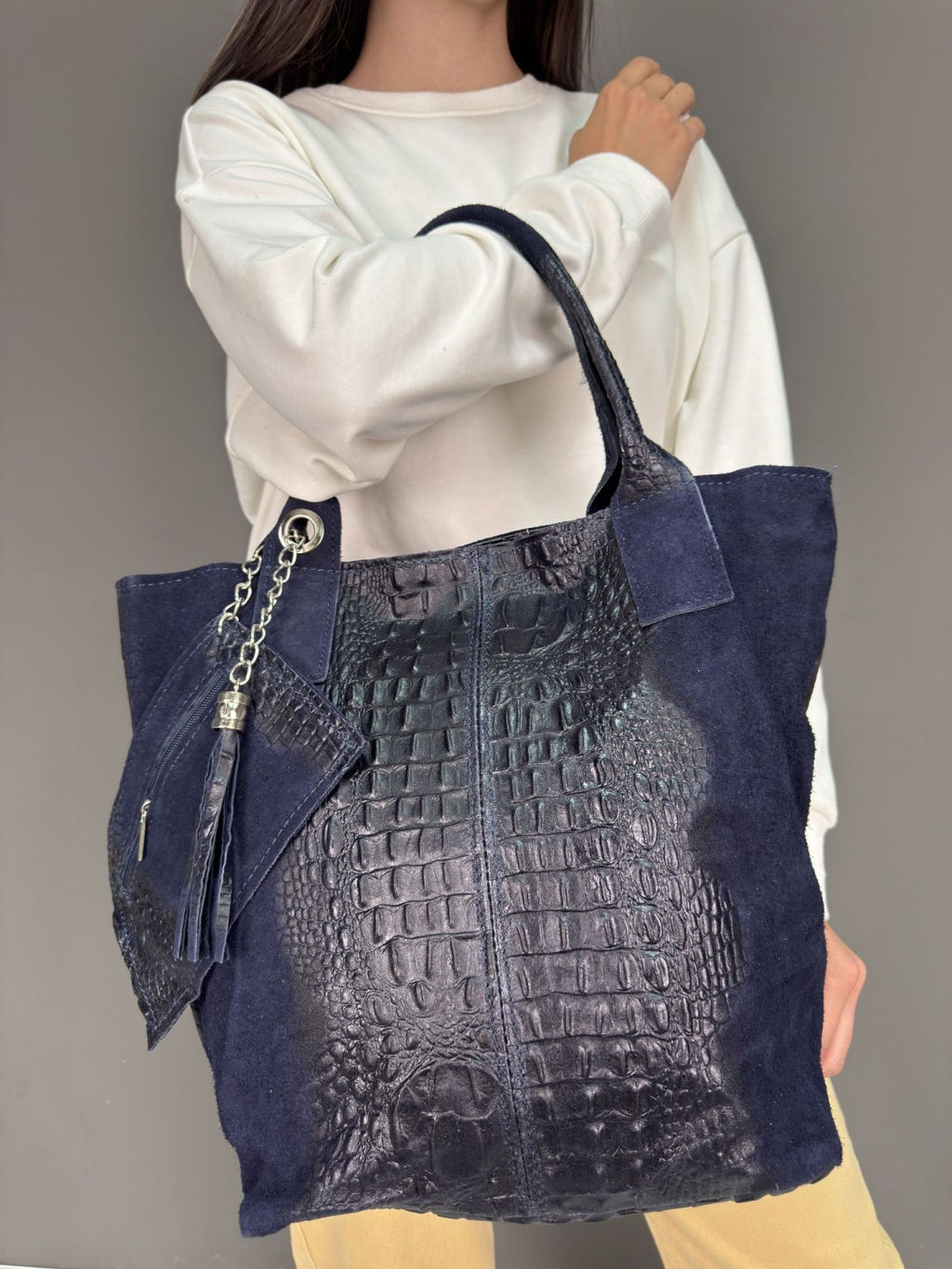 Сумка женская из телячьей кожи