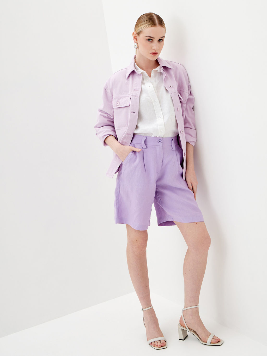 Женские льняные Шорты - Mossmore фото 54