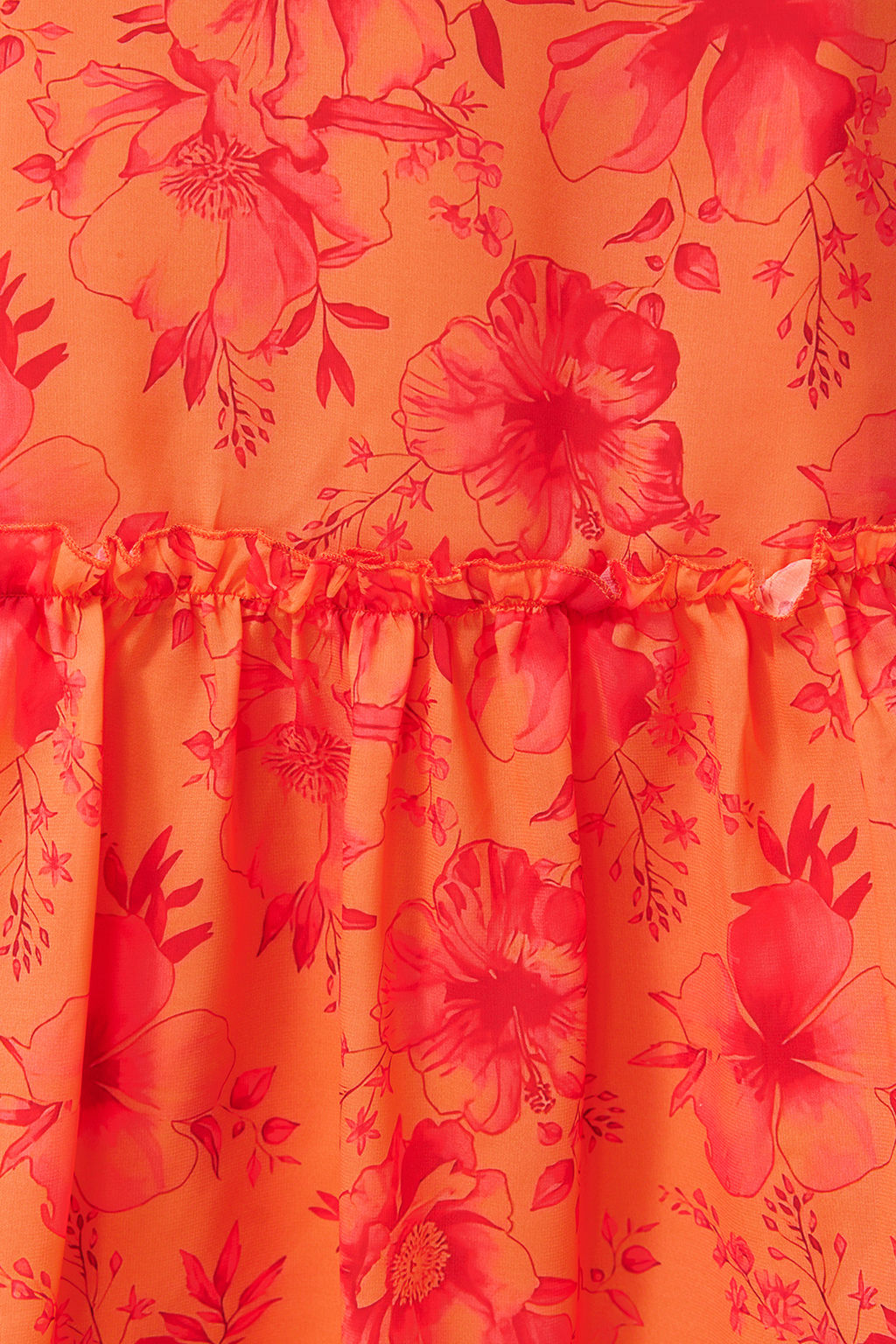 TRENDYOLMILLA Lacivert Cicek Desenli A Kesim Halter Yaka Astarl? Midi Dokuma Elbise TWOSS19LJ0200  фото 5