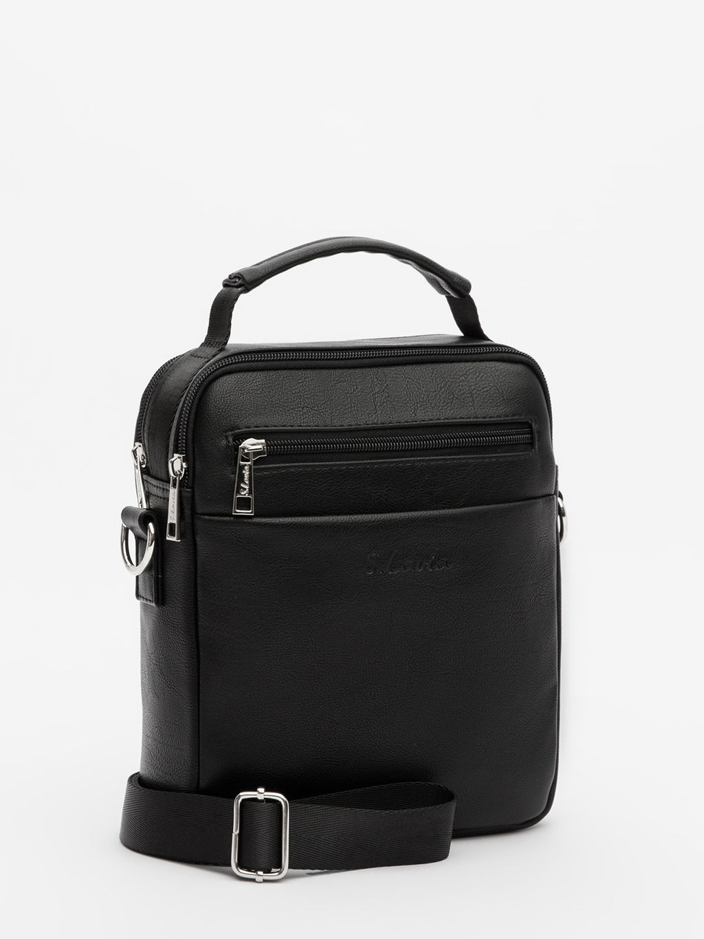 Чёрная сумка планшет S.Lavia  фото 2