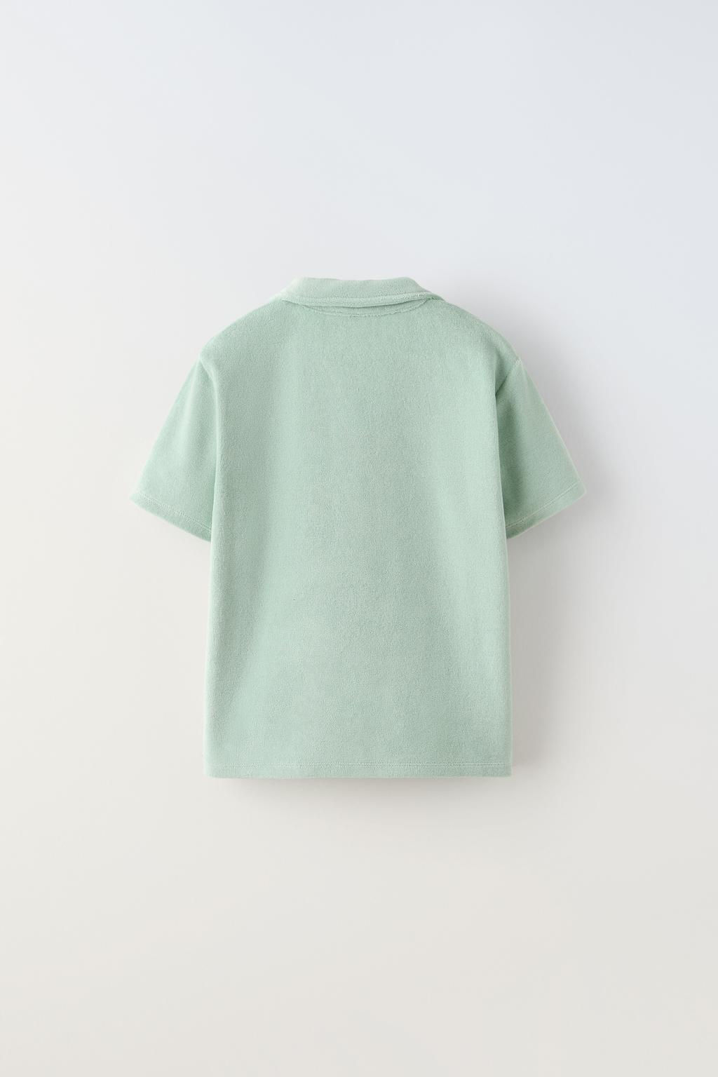 GUNES ISLEMELI HAVLU KUMAS POLO YAKA T-SHIRT - Zara фото 2