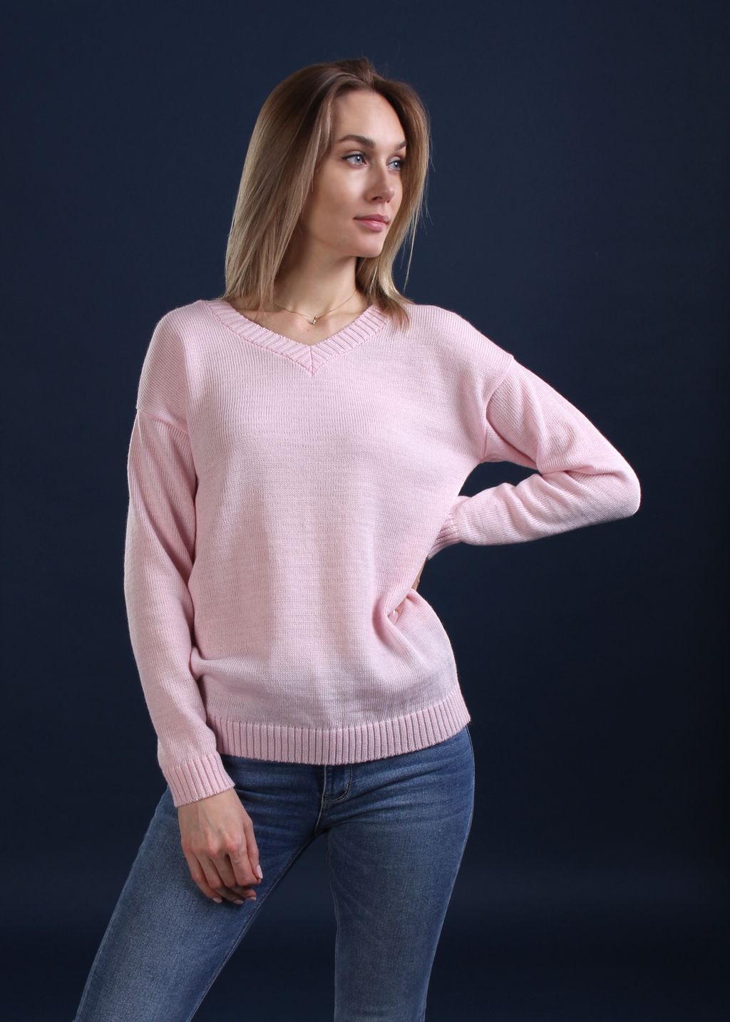 СВИТЕР СВ188 РОЗОВЫЙ - Assana фото 2