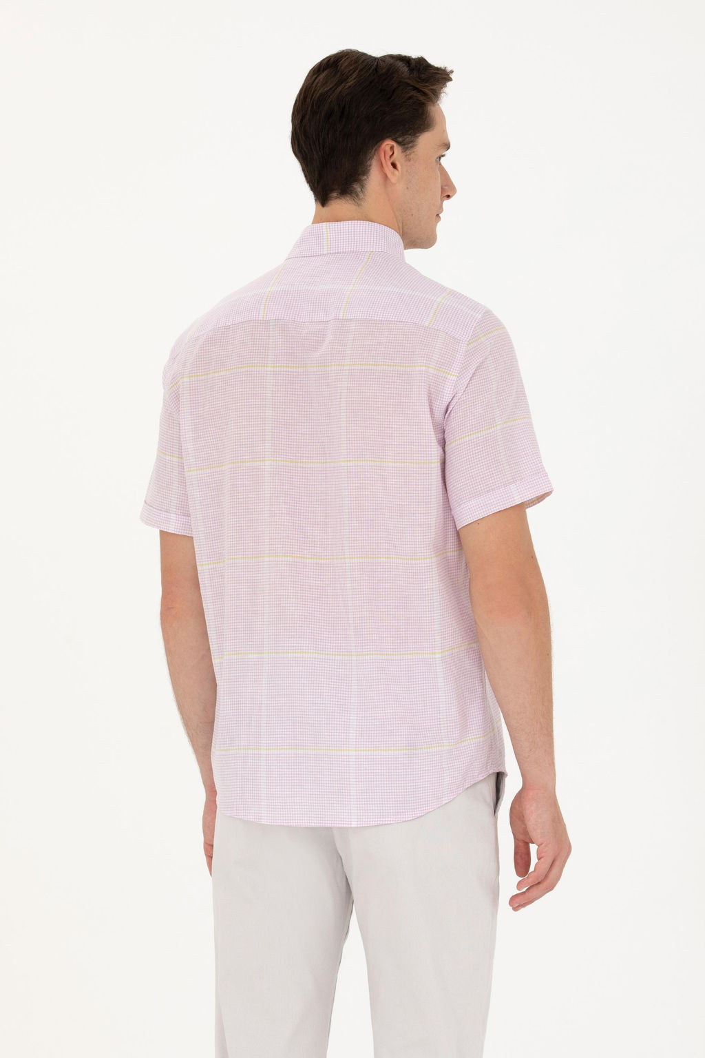 U. S. Polo Assn Мужская рубашка с коротким рукавом Magnolia - U.s. polo assn фото 19