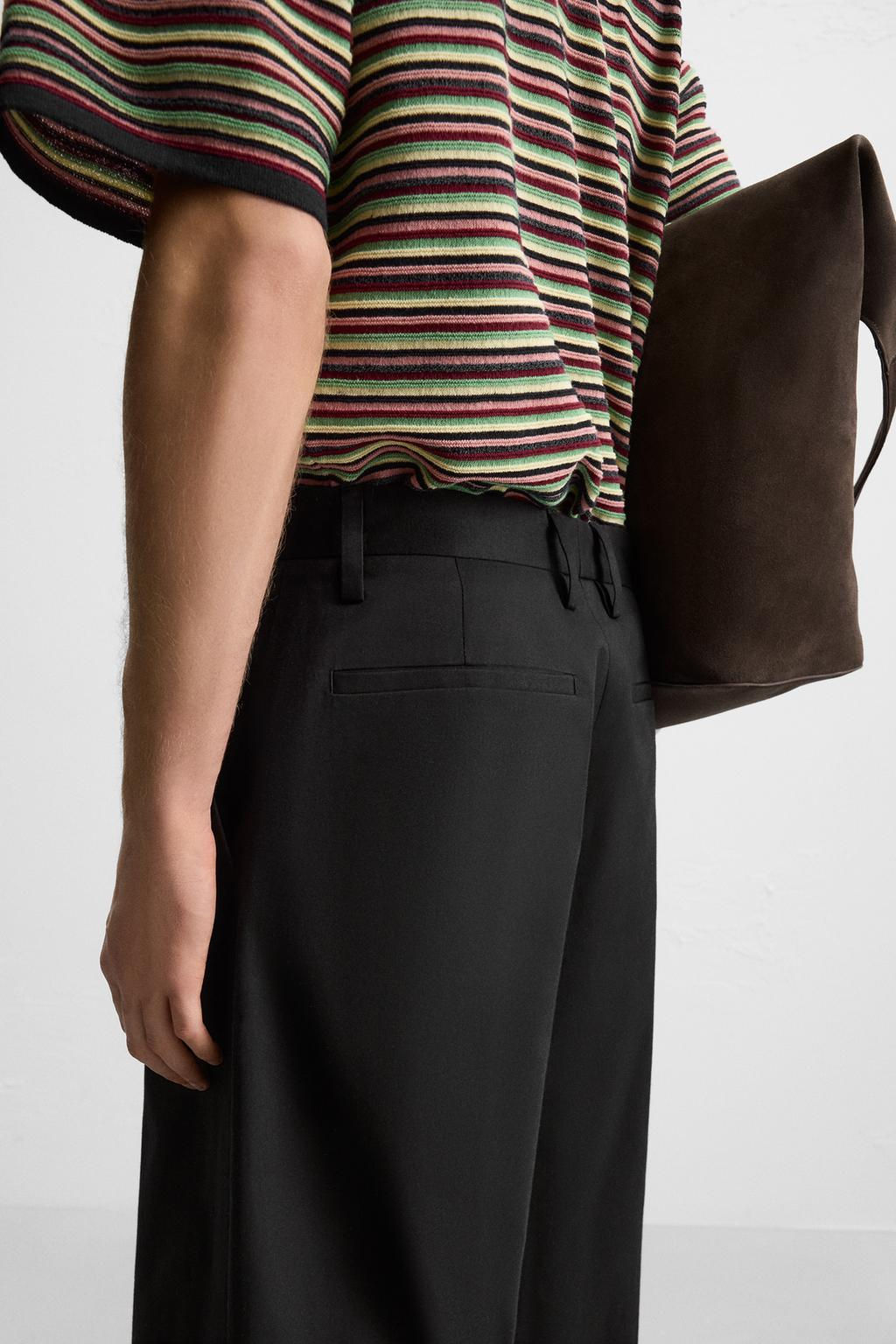 PLEATED BERMUDA SHORTS WITH BELT - Zara фото 6