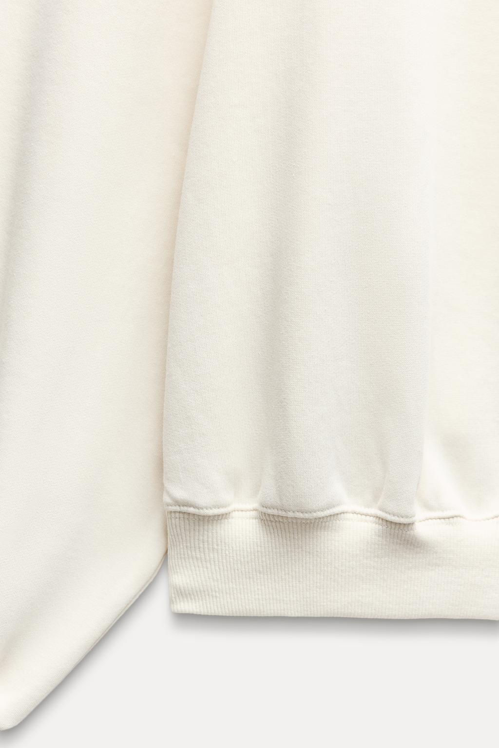 BASIC PLUSH SWEATSHIRT - Zara фото 23