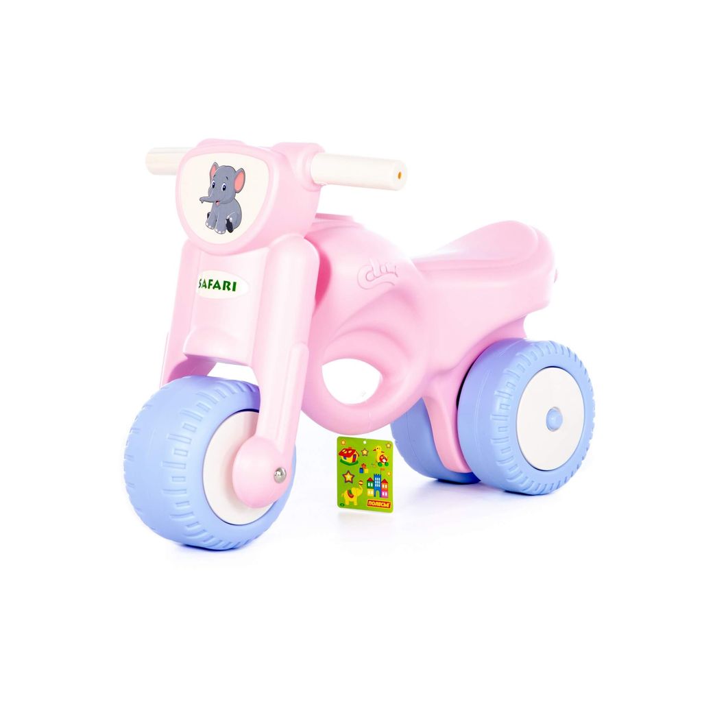 Каталка-мотоцикл Мини-мото сафари (розовая) - Полесье фото 7