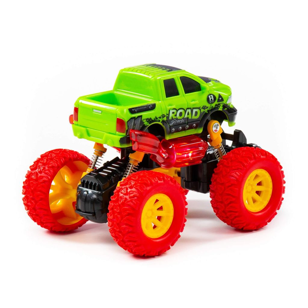 Монстр РАЛЛИ - Рейд, автомобиль инерционный (со светом и звуком) (в пакете) - Полесье фото 3