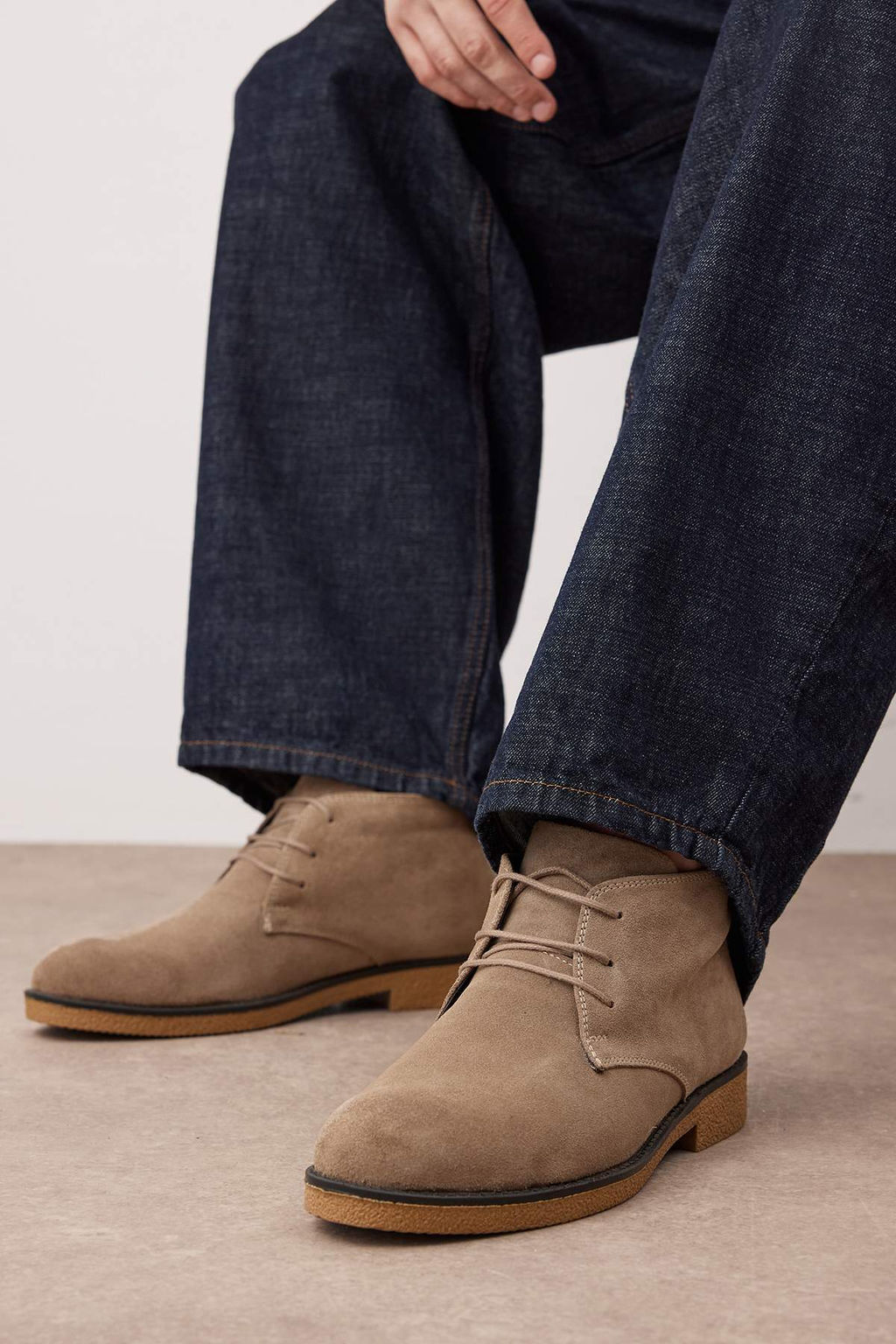 Siyah Hakiki Deri Yarma Suet Bagc?k Detayl? Chealsea Bot TAKAW26BO00017 - Trendyolmilla фото 8