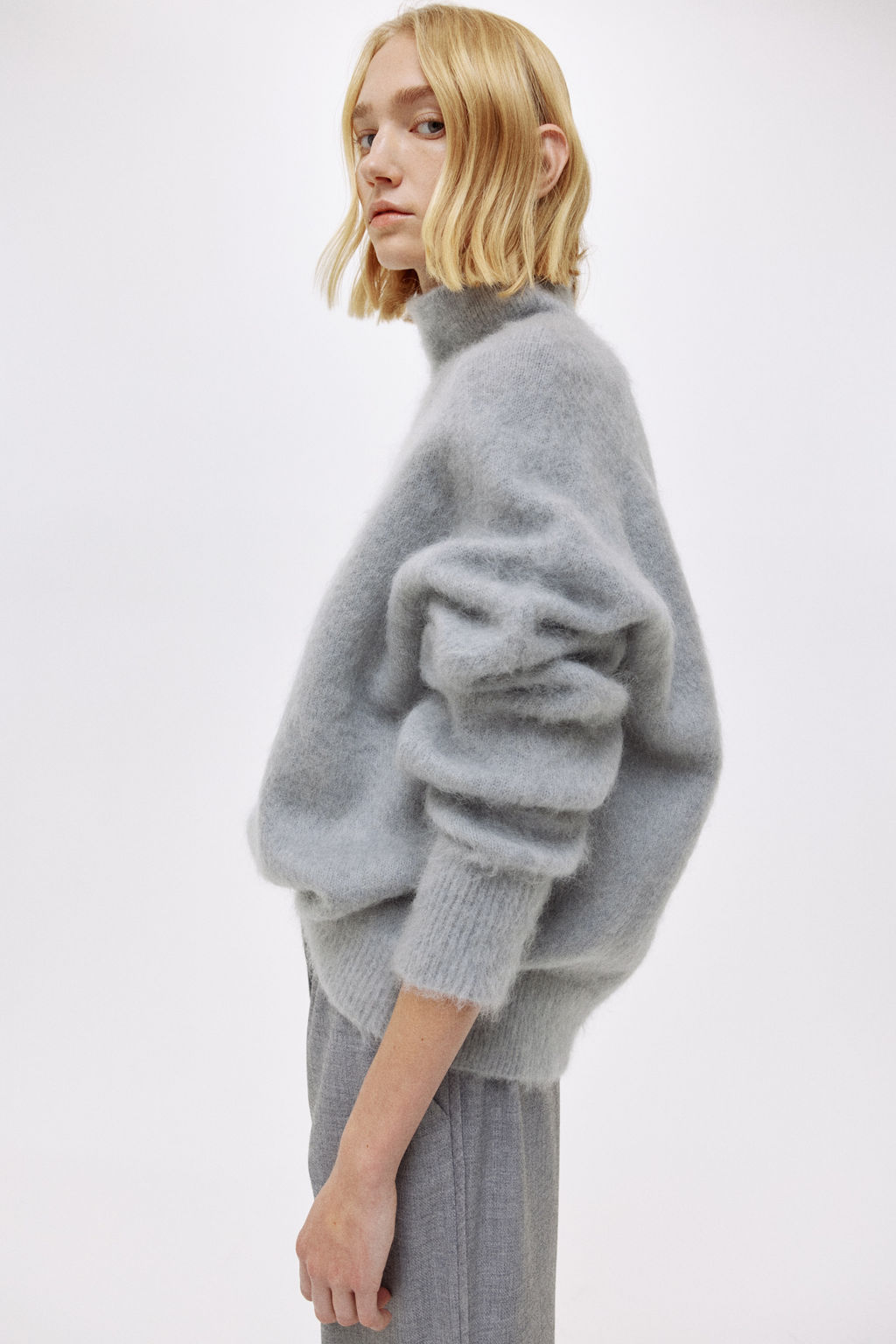 Jersey en mezcla de mohair con cuello perkins - H&m фото 2