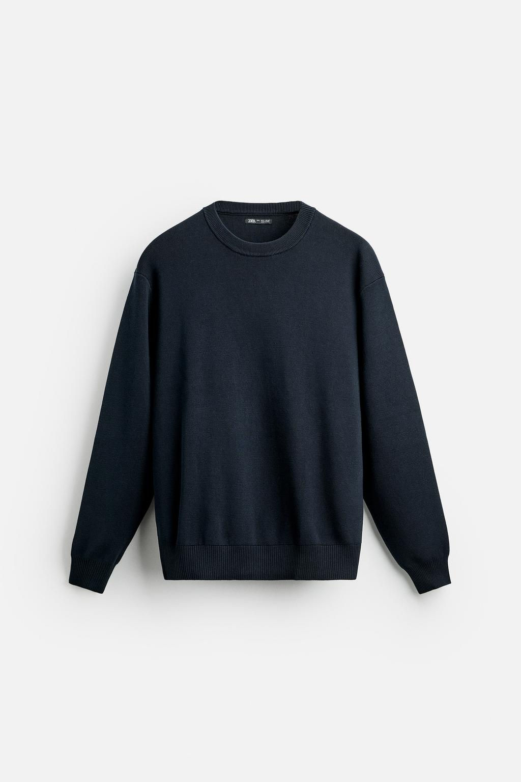 TEXTURED COTTON - MODAL SWEATER - Zara фото 6