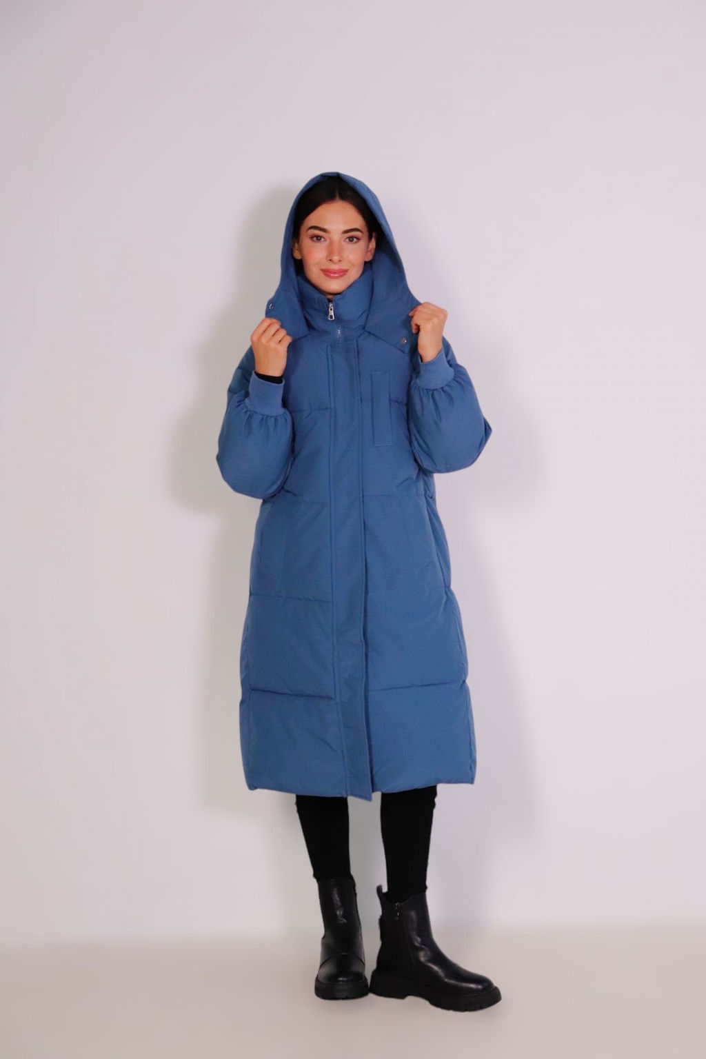 Martichelli Пуховик синий  фото 4