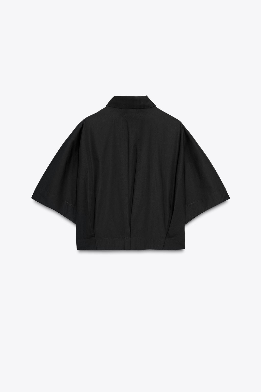 WIDE-SLEEVE POPLIN SHIRT - Zara фото 11