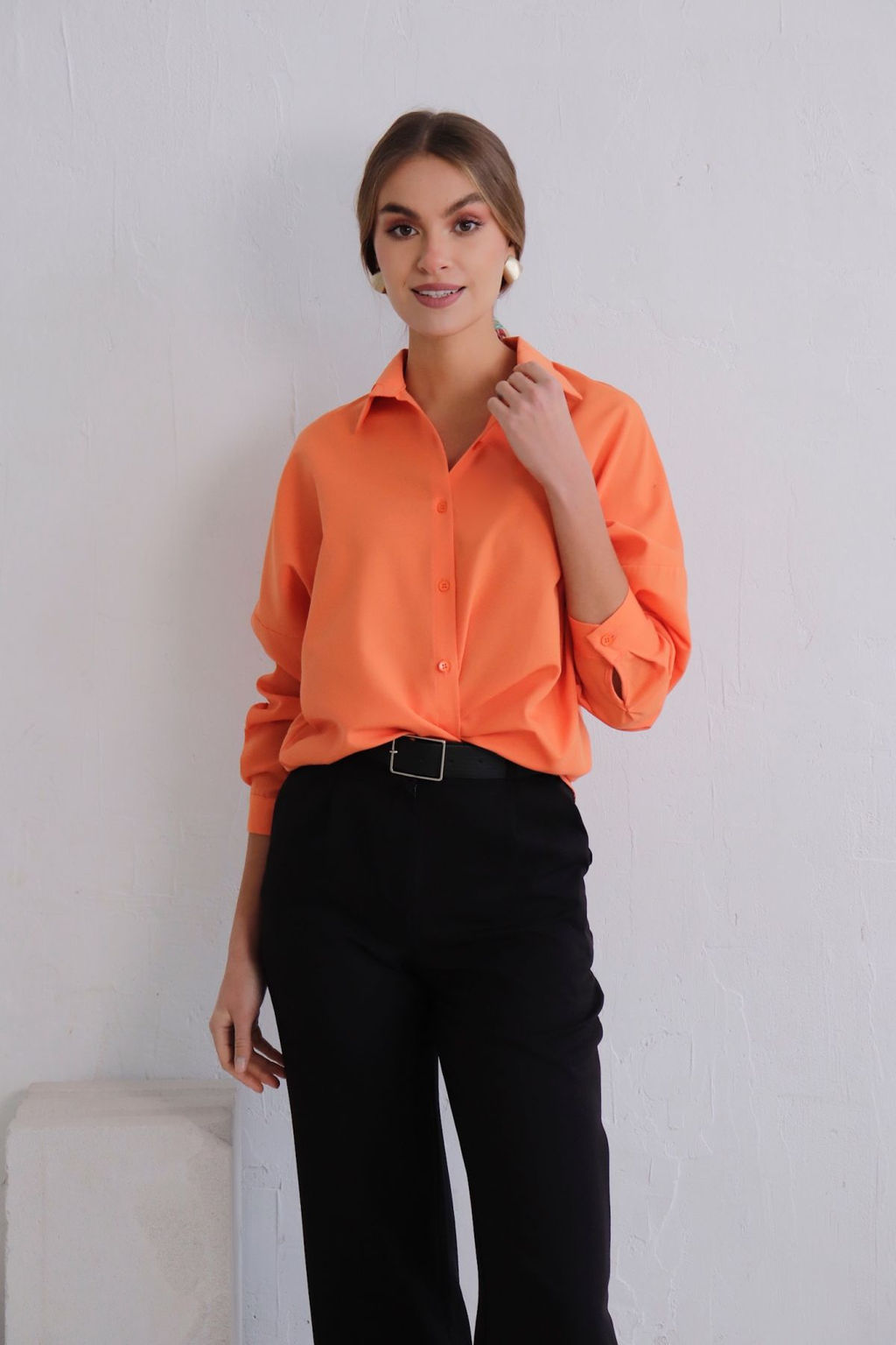 11369 Рубашка коралловая - Martichelli фото 12